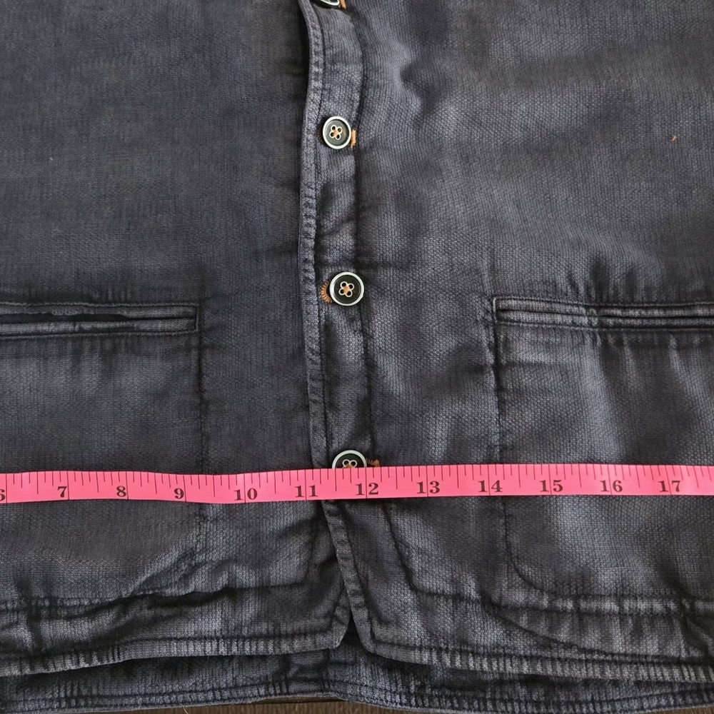 Stylish 32 Bar Blues  Men's Pique Vest Size XL Made In Turkey - Picture 9 of 10
